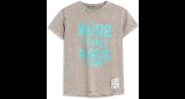 4PRESIDENT T-shirt jongens - Sand - Maat 140
