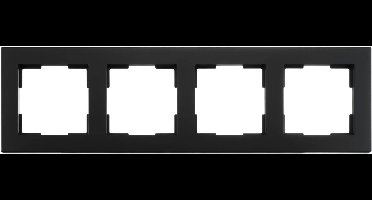 ION industries afdekraam 4-voudig - V1 mat zwart (80.300.416)