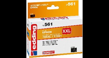 Edding Inktcartridge vervangt Epson 78XXL, T7891 Compatibel Zwart EDD-561 18-561