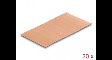 Koperen strips 35 x 7 mm zelfklevende 200 stuks