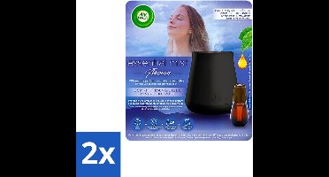 Air Wick Essential Mist - Automatische Luchtverfrisser Kit - Innerlijke Rust - Eucalyptus & Lavendel - Voordeelverpakking - 2 stuks