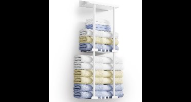 ApexArte® Handdoekrek Badkamer - Handdoekhouder - Wit