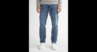 Petrol Industries Heren Jeans Regular Tapered Fit Russel - Spijkerbroek - Stretchdenim - Essentials Collection - Blauw - Maat W32L36