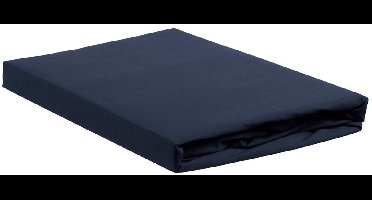 Ambiante - Katoen - Hoeslaken - 160x220 cm - Blauw