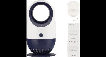 FlinQ Draadloze Muggenvanger 2.0 + 2-Pack Lokmiddel - Insectenlamp met lokmiddel - Muggenlamp - Inclusief extra lokmiddel