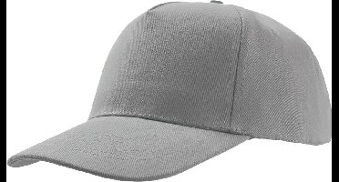 Atlantis Liberty Five Heavy Brush Cotton 5 Panel Cap (Lichtgrijs)
