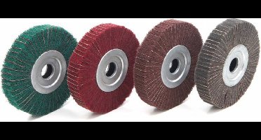 150 mm Lamellen Schuurschijf Rood voor de Slijpmachine - Gritt 240