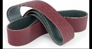 25 x 762 mm K120 schuurband ROOD - 1 Stuks