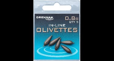Drennan In-Line Olivette - Lood - 0.8g - Brons