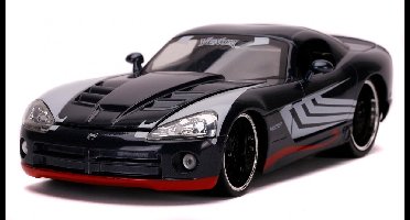 Jada Toys - Marvel Venom 2008 Dodge Viper - 1:24 - Die-cast - Vanaf 8 jaar - Speelgoedvoertuig