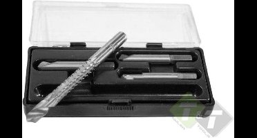 Schroefverwijderingsset, 8mm HSS freesboor, 3 diameters schroeven verwijderbits