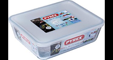Pyrex Cooking & Storage All in One - Met Deksel - Borosilicaatglas - 25 x 20 cm - 2.6 l