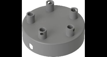 Calex plafondkap 5 snoeren Ø10 cm - beton rond