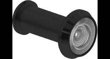 Intersteel Deurspion 180° kijkhoek zwart