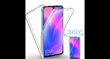 Ntech Samsung Galaxy A20e Dual TPU Case hoesje 360Â° Cover 2 in 1 Case ( Voor en Achter) Transparant