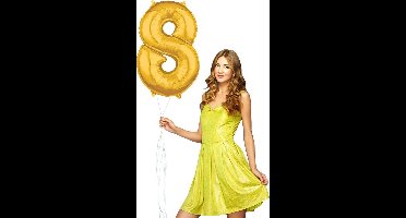 Wefiesta Cijferballon 8 Folie 66 Cm Goud