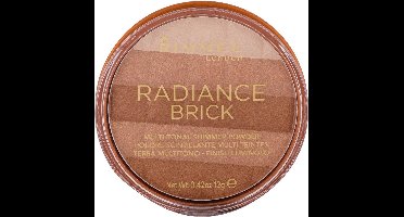 Rimmel - Radiance Brick Bronzer - Pudrový bronzer 12 g 001 Light -