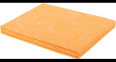 Schoonmaak doekjes - 4x - geel - viscose - dweilen / doekjes