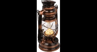 Out of the Blue LED Stormlantaarn - Traploze helderheid - Metaal - 15x25 cm