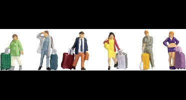 NOCH 45223 TT Reizigers figuren Geverfd, Staand