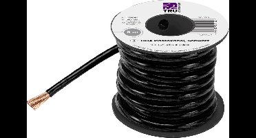 TRU COMPONENTS 1568968 Massakabel 1 x 4 mm² Zwart 5 m