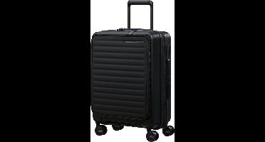 Samsonite Reiskoffer - Restackd spinner (4 wielen) 55/20 easy access - handbagage - uitbreidbaar - Black - 48 l - 3.1 kg