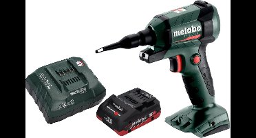 Metabo BP 18 LTX BL accu blaaspistool 18 V borstelloos + 1x LiHD accu 4.0 Ah + lader