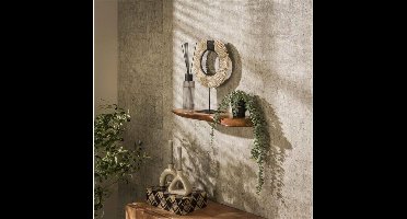 Wandplank 60 organic - Massief acacia naturel