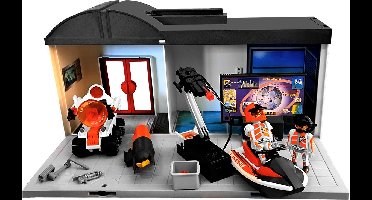 PLAYMOBIL, Top Agenten Transportabel Hoofdkwartier met Minifiguren en Accessoires, Veelkleurig