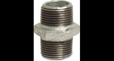 BOSTA Nr. 280 - Gegalvaniseerde dubbele nippel 3/4x3/4