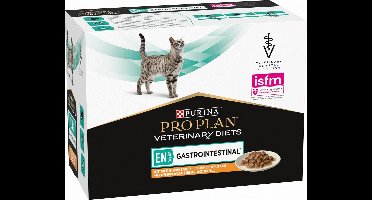 Pro Plan Veterinary Diets Feline En Gastrointestina 10x85 g - Kattenvoer - Kip