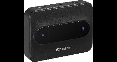 Sandberg 450-13 draadloze audiozender 3,5 mm 10 m Zwart
