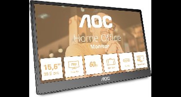 AOC T2 16T3EA - Full HD Monitor - 60hz - 15.6 inch