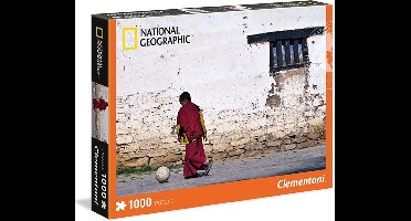 Puzzel National Geographic 1000 stukjes legpuzzel - voetballende monnik
