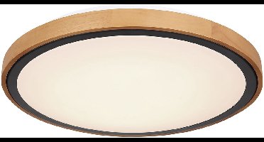 Globo - plafonniere - Bruno - zwart - metaal - Ø 44cm - LED - 41764-24