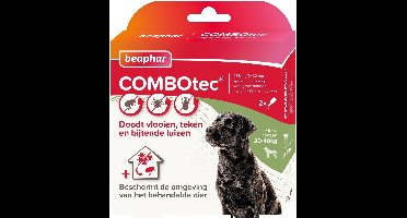 Beaphar Combotec Hond 20-40kg - Anti vlooien en tekenmiddel -