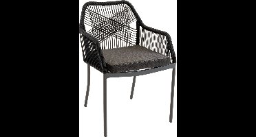 Akita stapelstoel - zwart