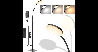 Booglampen Staand Voerlamp - Vloerlampen Woonkamer - Zwart
