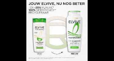 L'Oréal Elvive Multivitamines Shampoo - 3 x 250 ml - Voordeelverpakking