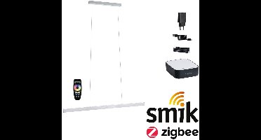 Startsets met prijsvoordeel Zigbee 3.0 Smart Home smik Gateway met afstandsbediening + LED hanglamp Aptare 2700K 1200lm 18W Wit, Antraciet dimbaar