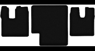 BASIC zwarte veloursmatten voor: MAN TGL / TGM vrachtwagen (2005-)