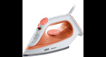 Braun TexStyle 1 SI1009OR - Stoomstrijkijzer - Eenvoudig Strijken - Lichtgewicht - Oranje