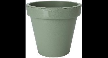 Pro Garden Plantenpot/bloempot Terras Master- dubbelwandig kunststof - groen - D60 x H55 cm - Voor buiten