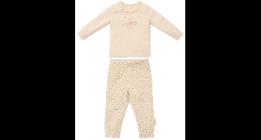 Little Dutch Pyjama - Maat 86/92 - Pyjama kinderen Meisjes - Beige - Night Sleeping Deer
