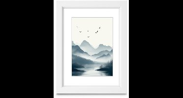 Hama Chill, Enkele fotolijst, Polystyreen (PS), Wit, Tafel, Muur, 7 x 10 cm, Rechthoekig