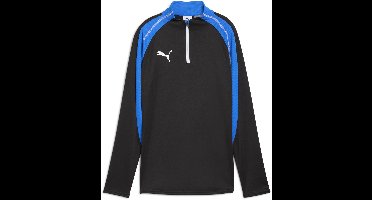 PUMA individualBLAZE 1/4 Zip-Top Dames Sporttop - PUMA Black-PUMA White-Racing Blue