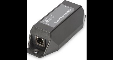 Digitus DN-95123 PoE-extender 1 GBit/s IEEE 802.3af (12.95 W), IEEE 802.3at (25.5 W)