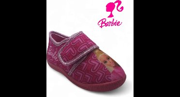 Mattel - Barbie pantoffels voor meisjes - roze fushia sloffen maat 24