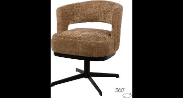Eetkamerstoel Bruce draaipoot 360 - Cremona Cinnamon