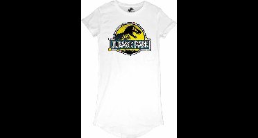 Jurassic Park - DNALogo (T-Shirt Dress) Damen Kleid White-XXL